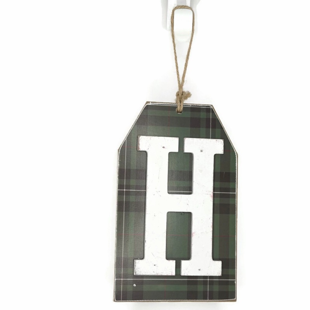 Christmas Decor H Monogram